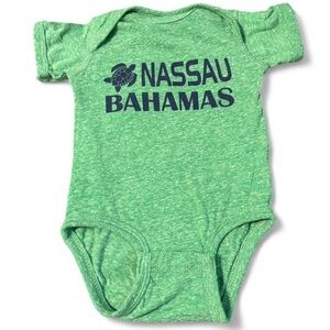 Green Nassau Bahamas Baby One-Piece Bodysuit